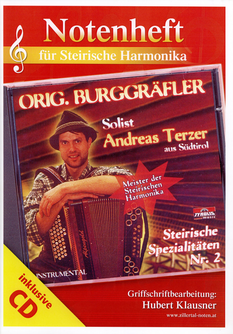 Andreas Terzer Noten für Steirische Harmonika